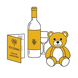 Zestaw prezentowy z kwiatami i dodatkami oraz personalizacją