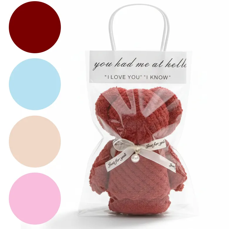 Teddy bear towel