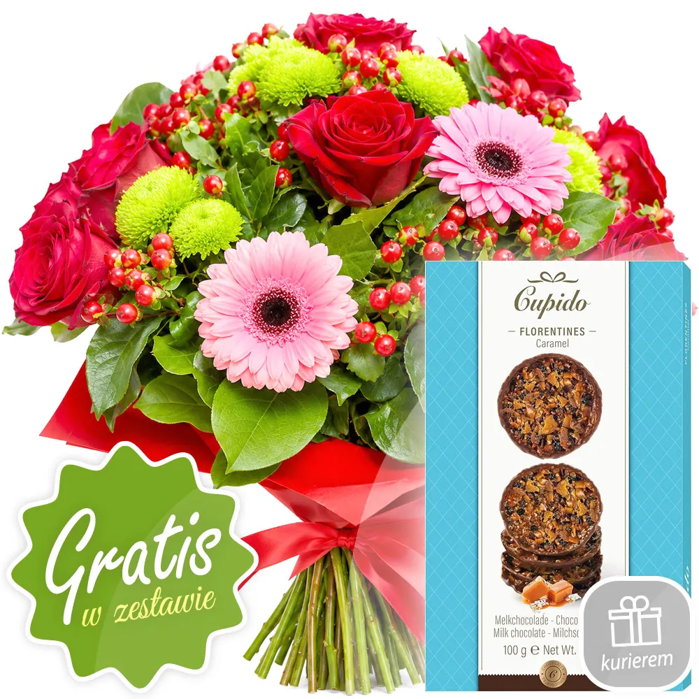 Bukiet Wzruszenie + GRATIS