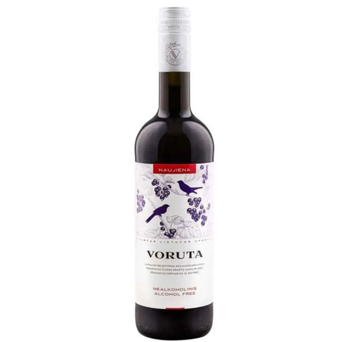 Wino z czarnej porzeczki Voruta (vol 0%), 750 ml