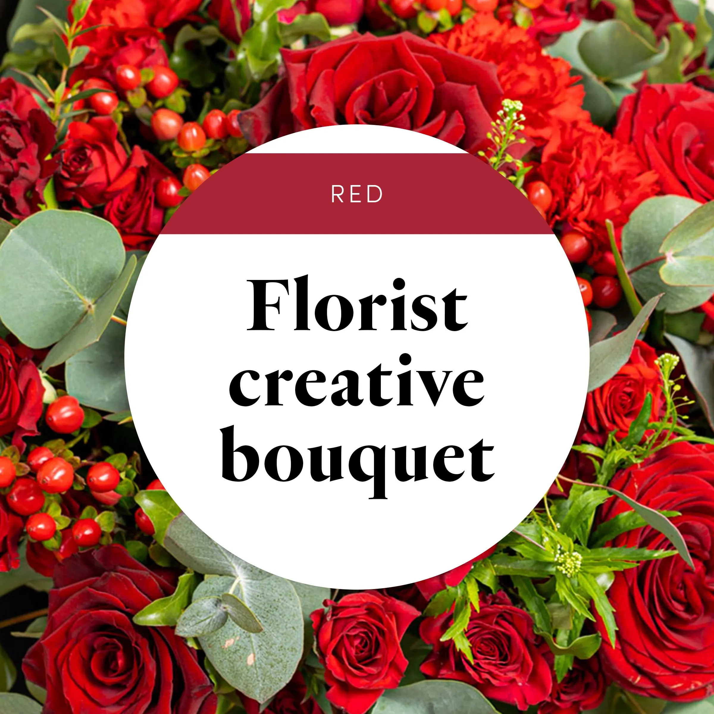 Bouquet du fleuriste Rouge