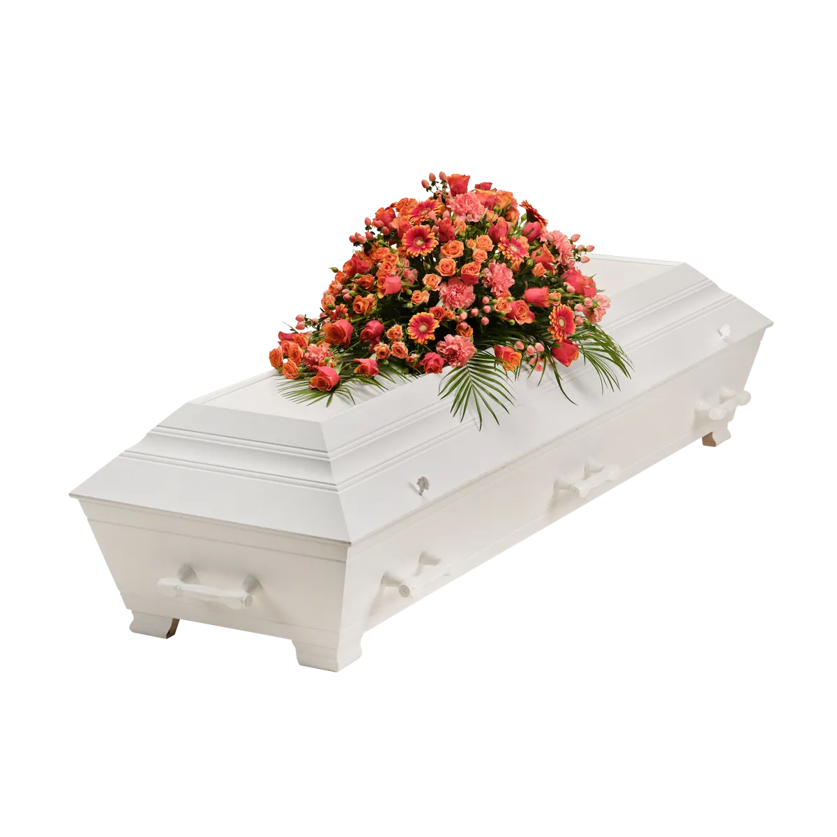 Funeral Spray Warm w ribbon 248044