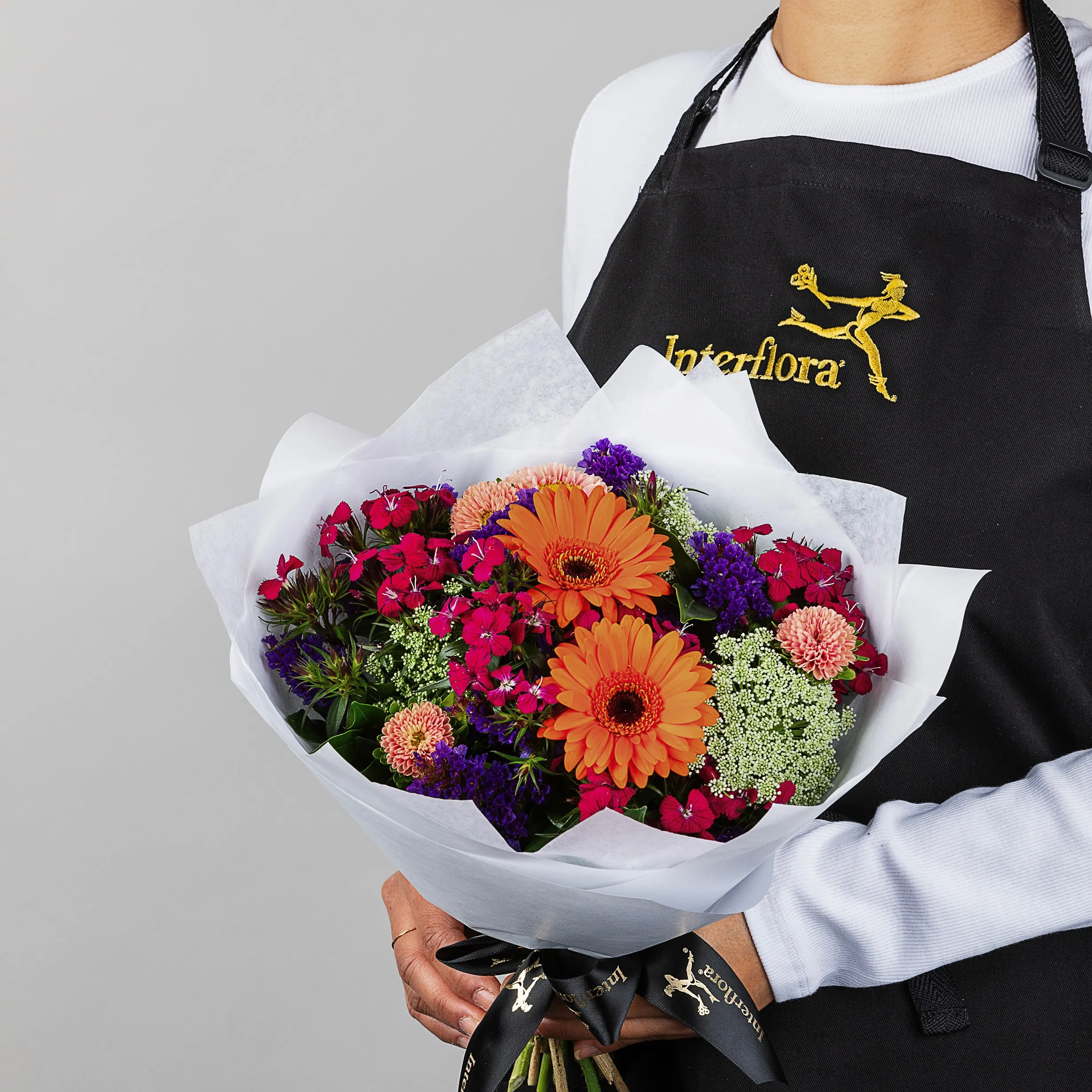 Ręcznie wiązana kompozycja kwiatowa Bright Florist Choice