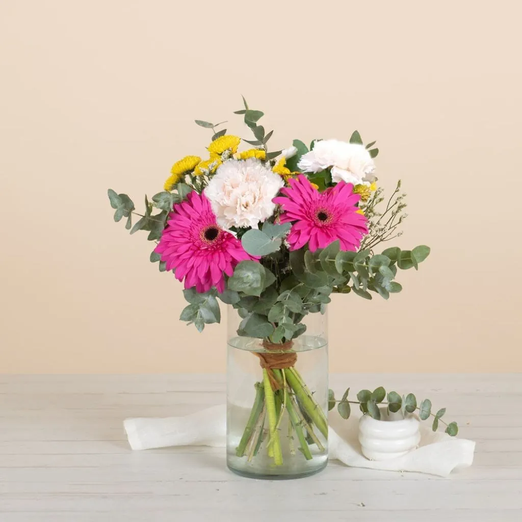 Carnations and mixed flowers