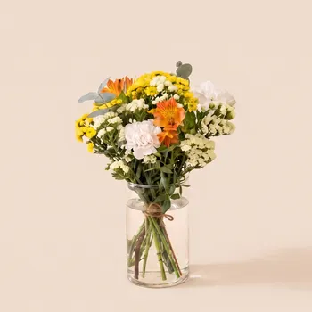 Thank you mom - Mixed bouquet in slamon pink and lilac tones