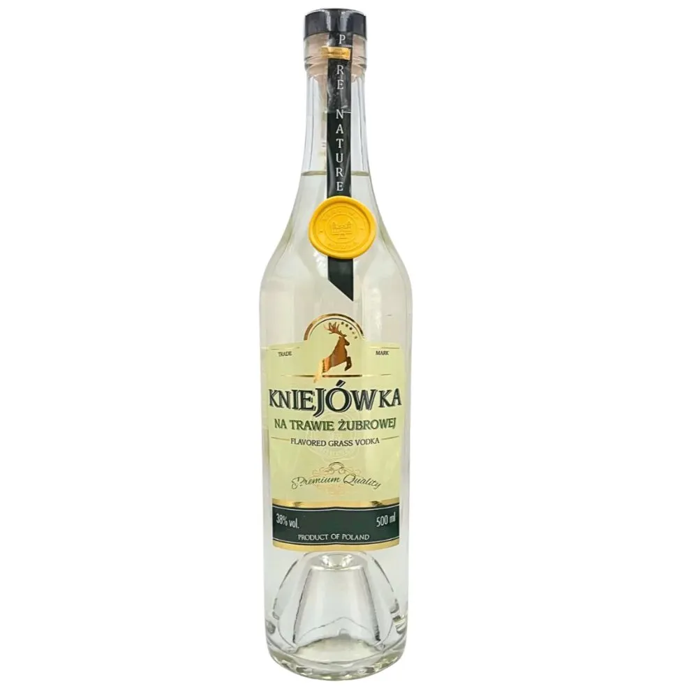 Wódka kniejówka na trawie żubrowej 38% (500ml)