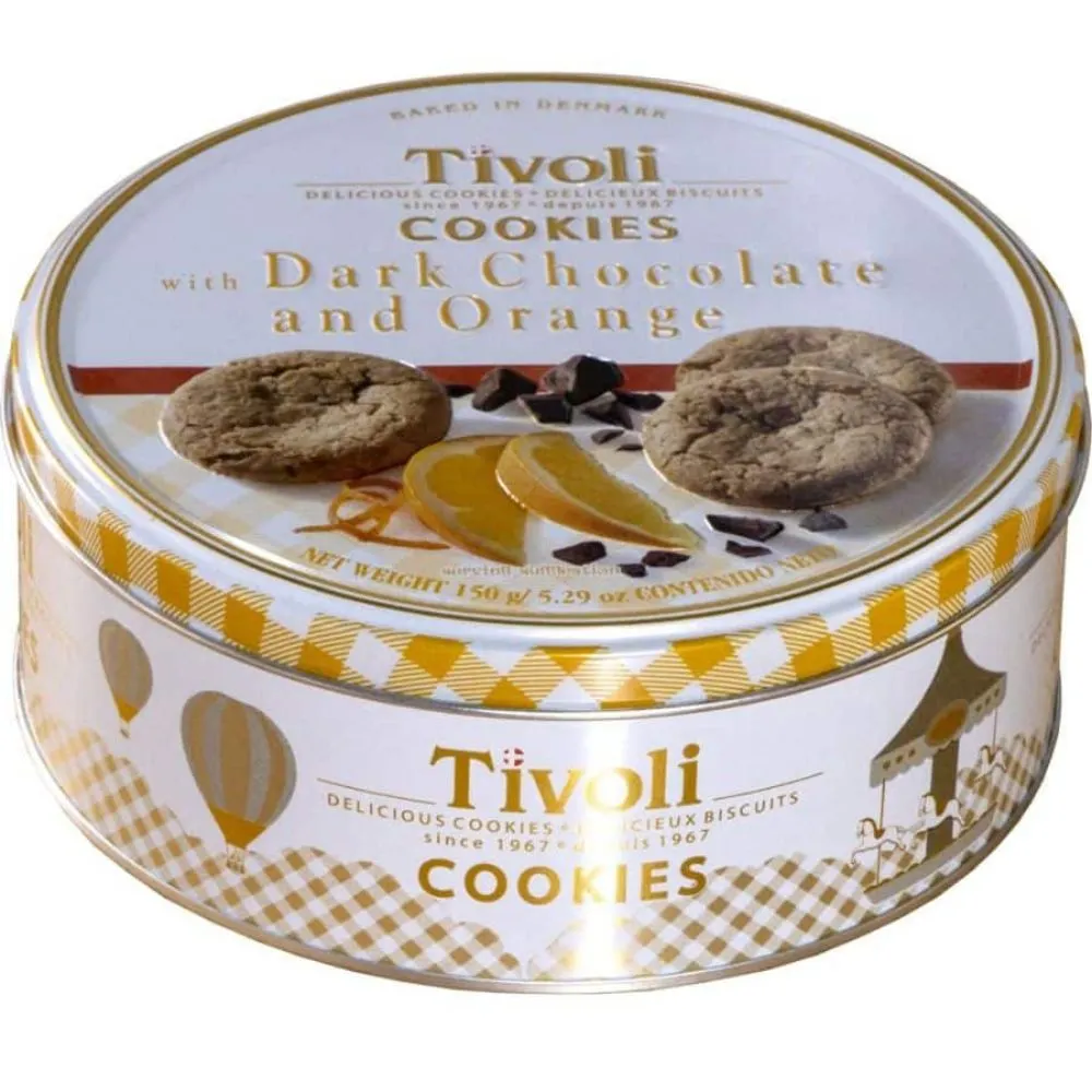 Tivoli Orange and Dark Chocolate Cookies (150g)