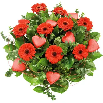 Hearts bouquet