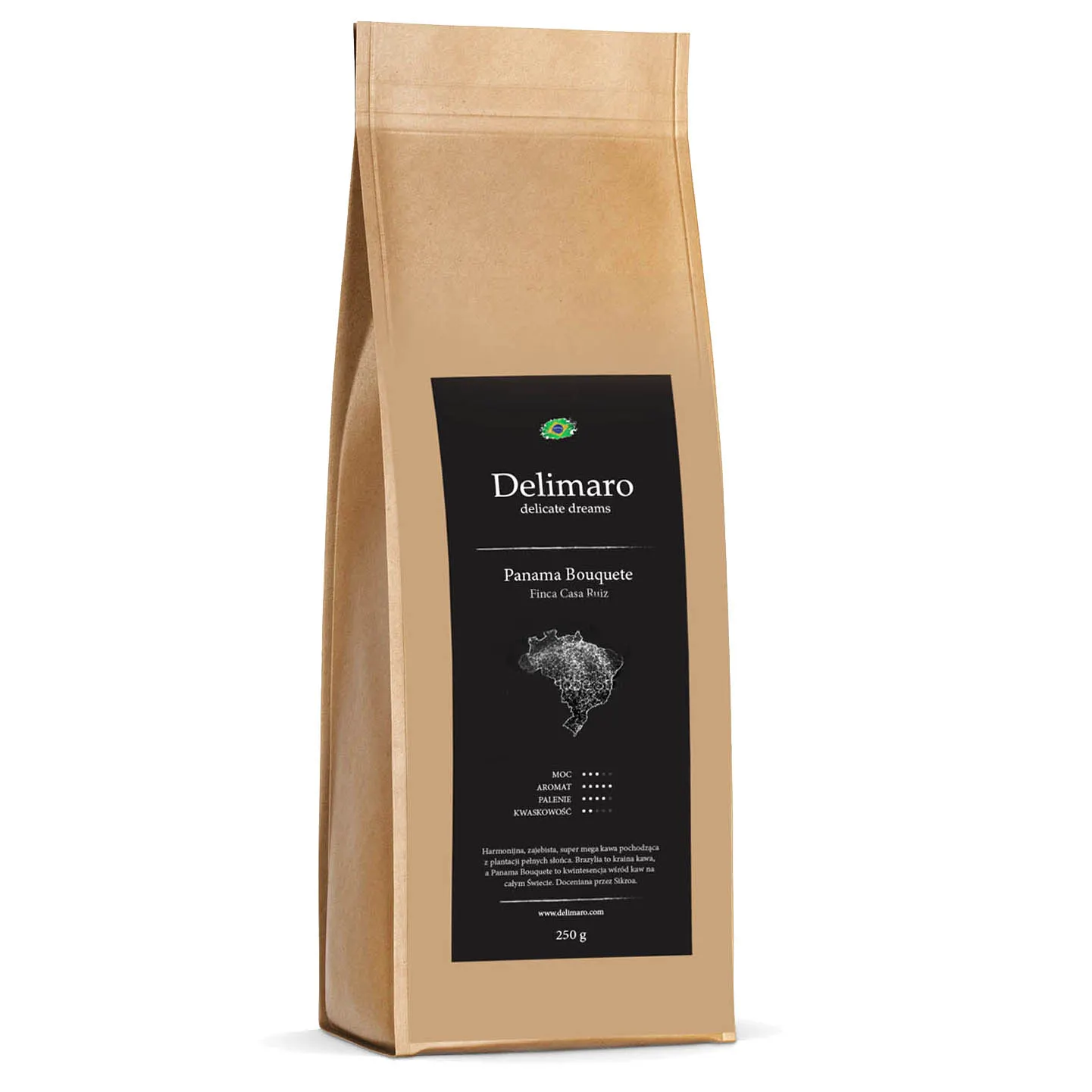 Delimaro Brazil Eco bean coffee 250 g