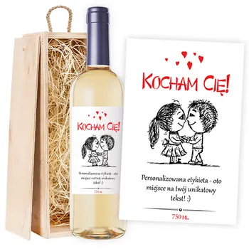 Białe wino Miłość