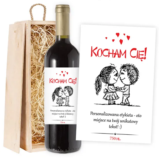 Czerwone wino Miłość 