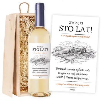 Białe wino Sto Lat