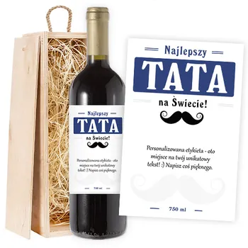 Czerwone wino Najlepszy Tata